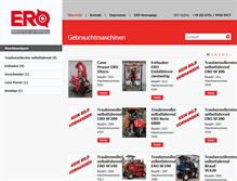 Tablet Screenshot of ero-gebrauchtmaschinen.de